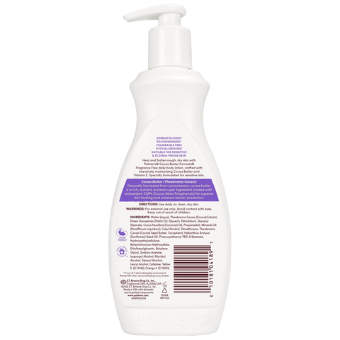 Heals & Softens Cocoa Butter Body Lotion, Fragrance Free