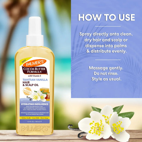 Tahitian Vanilla Hair & Scalp Oil