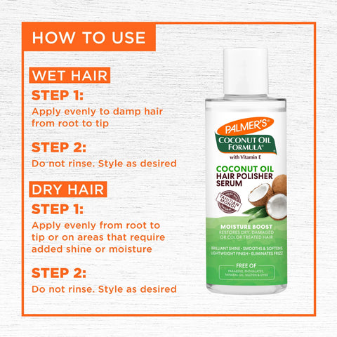 Coconut Oil Hair Polisher Serum