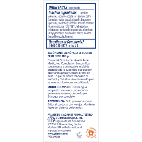 Anti-Acne Medicated Complexion Bar