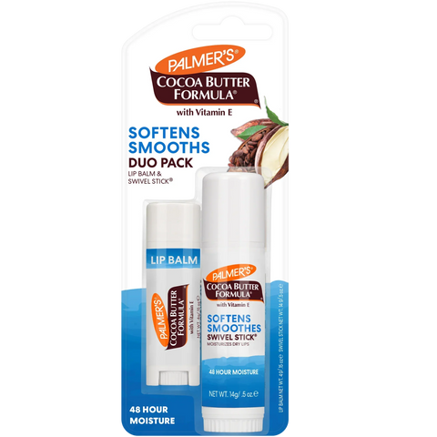 Cocoa Butter Lip Balm & Swivel Stick Duo