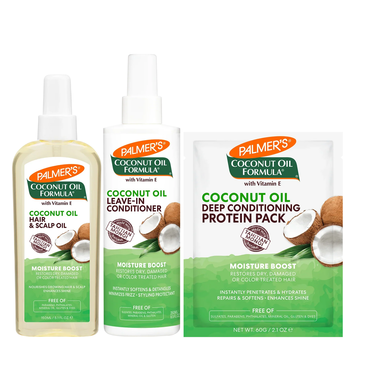 Coconut Oil Hair Care Bundle