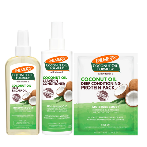 Coconut Oil Hair Care Bundle