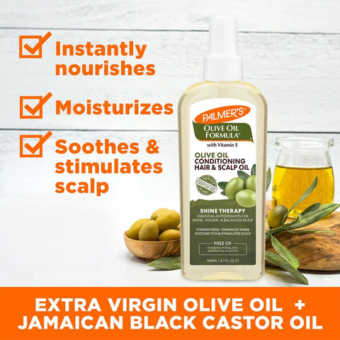 Olive Oil Hair & Scalp Oil
