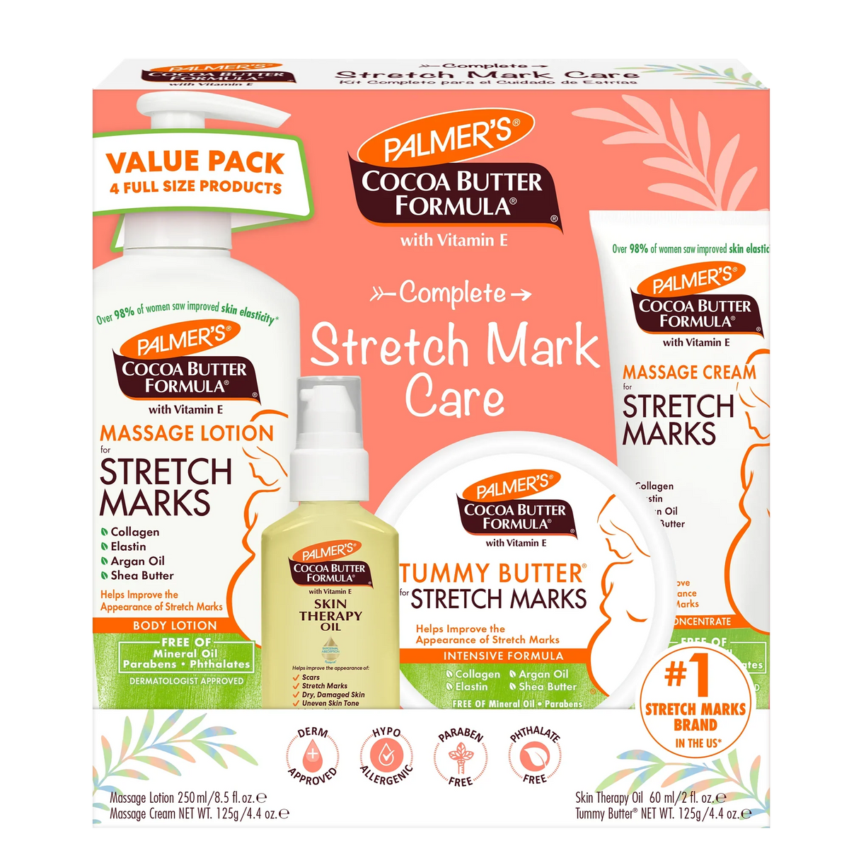 Complete Pregnancy Stretch Mark Care Kit