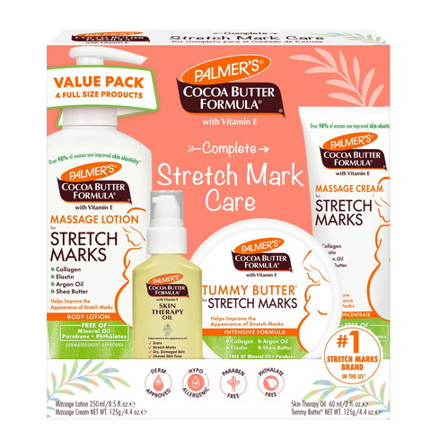 Complete Pregnancy Stretch Mark Care Kit