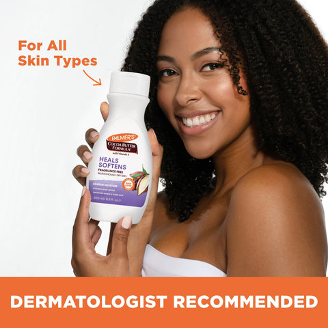Heals & Softens Cocoa Butter Body Lotion, Fragrance Free