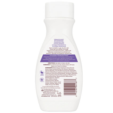 Heals & Softens Cocoa Butter Body Lotion, Fragrance Free