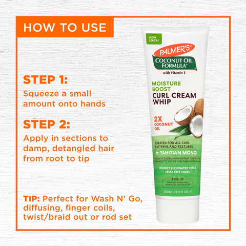 Coconut Oil Curl Cream Whip