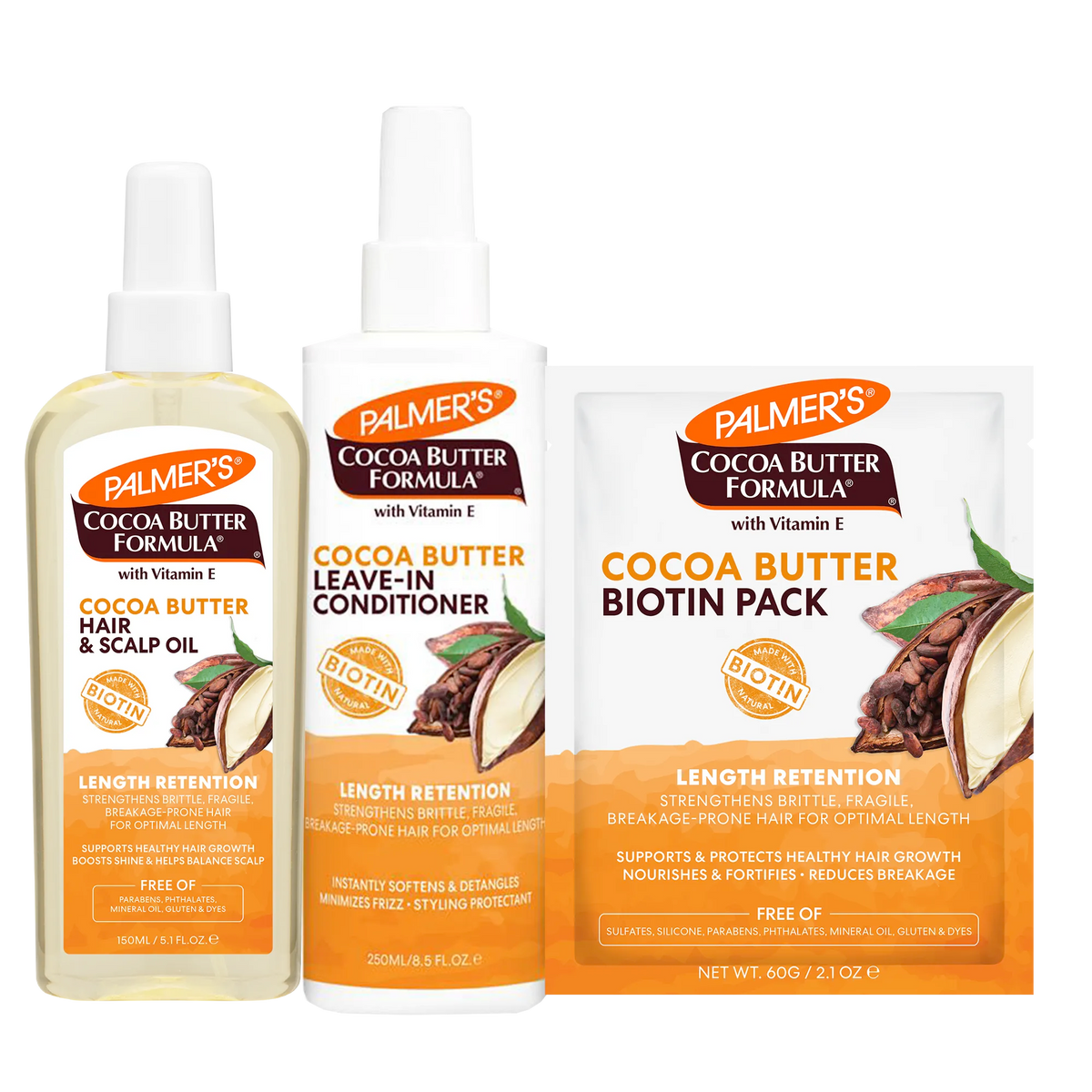 Cocoa Butter Hair Care Bundle