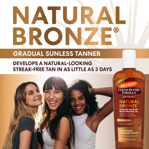 Natural Bronze Sunless Tanning Moisturizing Oil