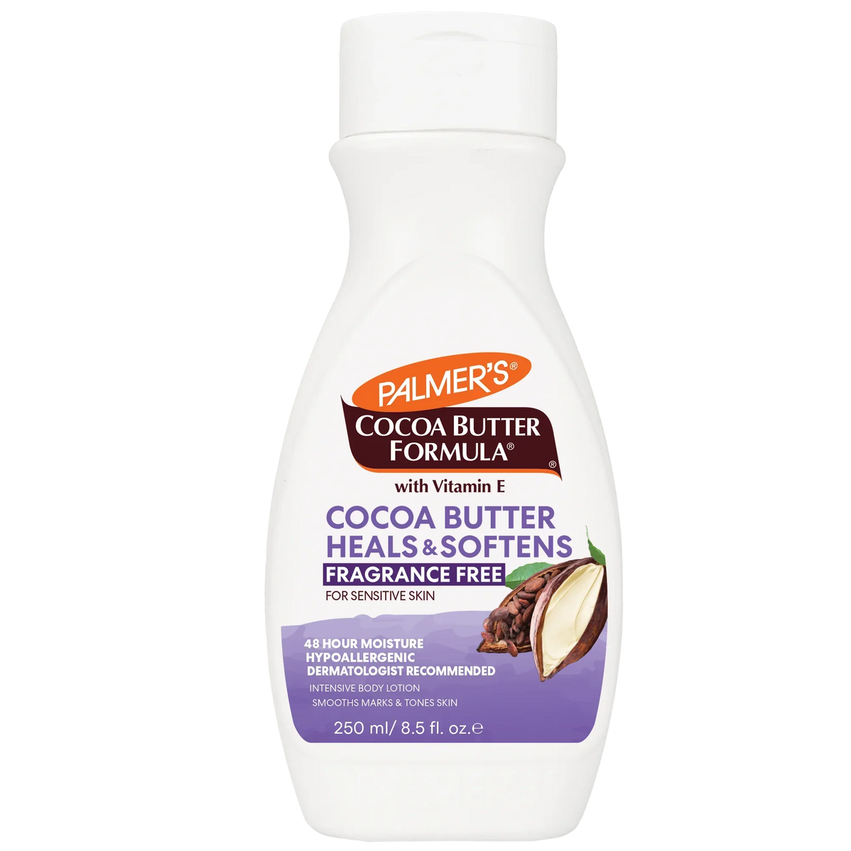 Heals & Softens Cocoa Butter Body Lotion, Fragrance Free