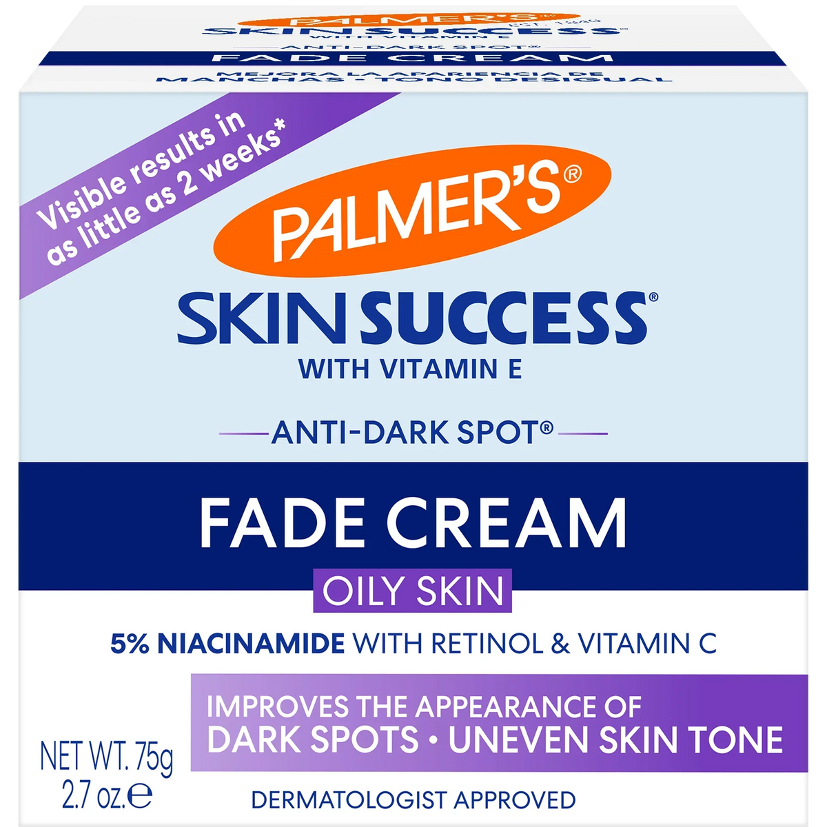 Anti-Dark Spot Fade Cream, for Oily Skin