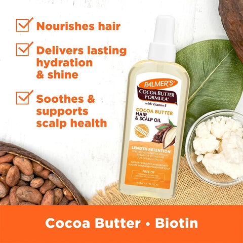 Cocoa Butter Hair & Scalp Oil