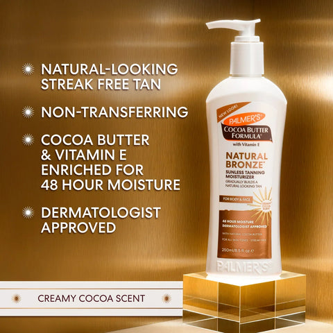 Natural Bronze Sunless Tanning Moisturizer