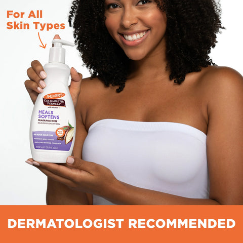 Heals & Softens Cocoa Butter Body Lotion, Fragrance Free