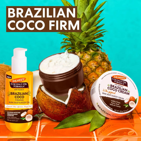 Brazilian Coco Firming Bum, Bust & Body Oil
